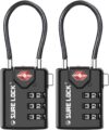 SURE LOCK TSA Compatible Travel Luggage Locks, Inspection Indicator, Easy Read Dials – 2 pack by SURE LOCK