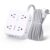 Surge Protector Power Strip – HANYCONY 8 Outlets 4 USB (2 USB C) Charging Ports, Multi Plug Outlet Extender, 5Ft Braided Extension Cord, Flat Plug Wall Mount Desk Charging… by HANYCONY