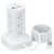 Surge Protector Power Strip Tower – 12 Widely Outlets with 4 USB Ports (1 USB C), 6FT Heavy Duty Extension Cord, Flat Multi Plug Outlet Extender Overload Protection for Home Office by Mifaso