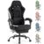 Sweetcrispy Computer Gaming Chair – High Back Ergonomic Desk Chair with Footrest and Lumbar Support, Height Adjustable Task Chair with Linkage Armrests and Headrest, 360° Swivel… by Sweetcrispy