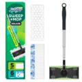 Swiffer Sweep & Mop Deluxe 2-in-1 Floor Mopping and Sweeping Kit, Multi-Surface Kit for Floor Cleaning, Includes 1 Sweeper Device, 5 Heavy Duty Dry Sweeping Cloths, 6 Heavy Duty… by Swiffer