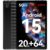 Tablet 10 Inch Android 15 OS GMS Certified Tablets PC 1.8 GHz 5-Core 20 (3+17) GB RAM 64 GB ROM 1 TB Expandable 1280×800 HD IPS Touch Screen 5000 mAh WiFi 6 Bluetooth 5.4 Dual… by Evermyth