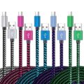 Teeind USB Type C Cable Fast Charging, Tpc001 5 Pack(6Ft 3A) Braided C Charger Cables Compatible with Samsung S10e/note 9/s10/s9/s8 Plus/A80/A50/A20 by Teeind