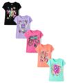 The Children’s Place Girls’ Trends,Icons Short Sleeve Graphic T-Shirts,5 Pack by The Children’s Place