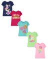 The Children’s Place Girls’ Trends,Icons Short Sleeve Graphic T-Shirts,5 Pack by The Children’s Place
