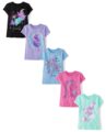 The Children’s Place Girls’ Trends,Icons Short Sleeve Graphic T-Shirts,5 Pack by The Children’s Place