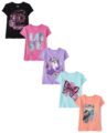 The Children’s Place Girls’ Trends,Icons Short Sleeve Graphic T-Shirts,5 Pack by The Children’s Place