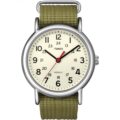 Timex Weekender 38mm Unisex Analog Watch | INDIGLO Backlight | Adjustable Durable Nylon Fabric Slip Through Strap | 24 Hour Time by Timex