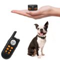 Tiniest Dog Shock Collar, Lightest Dog Training Collar with Remote for Small Dogs 5-15lbs & Medium Large Dogs/Puppies, Waterproof, Rechargeable, 1300ft Range (Orange&Ultra Tiny) by UbaNinva