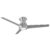 Tip Top Smart Indoor and Outdoor 3-Blade Flush Mount Ceiling Fan 44in Brushed Aluminum with 3000K LED Light Kit and Remote Control works with Alexa, Google Assistant, Samsung… by Modern Forms