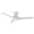 Tip Top Smart Indoor and Outdoor 3-Blade Flush Mount Ceiling Fan 44in Matte White with 3000K LED Light Kit and Remote Control works with Alexa, Google Assistant, Samsung Things,… by Modern Forms
