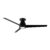 Tip Top Smart Indoor and Outdoor 3-Blade Flush Mount Ceiling Fan 52in Matte Black with 3000K LED Light Kit and Remote Control works with Alexa, Google Assistant, Samsung Things,… by Modern Forms