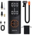 Tire Inflator Portable Air Compressor, 160PSI Cordless Air Pump for Car Tires, 6X Faster Inflation Air Compressor with Tire Gauge Pressure, Tire Pump with LED for Car,… by REHOTTOP