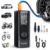Tire Inflator Portable Air Compressor, 180PSI Air Compressor with Digital Pressure Gauge, 3X Faster Portable Air Pump for Car, Motorcycle, Bicycle, Ball and More(Black) by KUXISA
