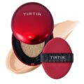 TIRTIR Mask Fit Red Cushion Foundation | Full coverage, Weightless, Skin fit, Satin Glow Finish, Korean Makeup BB Foundation, beauty, Tattoo cover up, Buildable (#23N Sand, 0.63… by TIRTIR