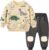 Toddler Baby Boy Clothing Sets Little Dinosaur Printed Long Sleeve Tops and Pants Kids 2pcs Outfits by Avidqueen