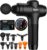 TOLOCO Massage Gun Deep Tissue, Percussion Massage Gun with 10 Replacement Heads, Super Quiet Portable Electric Massager for Athletes, Relax, Black by TOLOCO