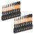 toolant Impact Hex Head Allen Wrench Drill Bit Set 20pcs (Metric&SAE), 1/4” Hex-Shank S2 Steel Hex Bits Set, CNC Machined Tips with Magnetism, 2” Long with Storage Box by toolant
