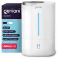 Top Fill Humidifier with Essential Oil Diffuser 6L for Home, Baby, Bedroom, Large Room & Indoor Plants, Cool Mist Ultrasonic Quiet Air Humidifiers, Automatic Humidity Control,… by GENIANI