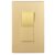 TOPGREENER Kalide Dimmer Light Switch, LED Dimmer Switch, Full Range Dimming, Single Pole/3-Way, 120VAC, 60Hz, 300W LED/CFL, Neutral Wire Not Required, Gold, 1 Pack,Wall Plate… by TOPGREENER