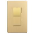 TOPGREENER Kalide Dimmer Light Switch, LED Dimmer Switch, Full Range Dimming, Single Pole/3-Way, 120VAC, 60Hz, 300W LED/CFL, Neutral Wire Not Required, Gold, 1 Pack,Wall Plate… by TOPGREENER