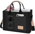 Tote Bags for Women Canvas Tote Purse Crossbody with Pockets Top Handle Shoulder Satchel Bag for Women by GASSDA