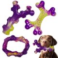 Tough Dog Toys for Aggressive Chewers 3 Pack, Indestructible Dog Toy for Large Dogs, Bacon Flavored, Keeps Dogs Busy by Frienhund
