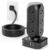 Tower Surge Protector Power Strip,12 AC Outlets & 8 USB Ports, Flat Plug 5FT Extension Cord with Multiple Outlets, 24W Outlet Extender Overload Protection for Home Office Room by TenTrend