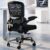 TRALT Office Chair – Ergonomic Desk Chair with Adjustable Lumbar Support, Mesh Computer Chair, Executive Chairs for Home Office Comfortable Lumbar Support (Black) by TRALT