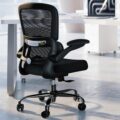 TRALT Office Chair – Ergonomic Desk Chair with Adjustable Lumbar Support, Mesh Computer Chair, Executive Chairs for Home Office Comfortable Lumbar Support (Black) by TRALT
