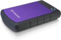 Transcend 2TB SJ25H3, USB 3.1 Portable Hard Drive Rugged, Anti-Shock Resistant, Compact and Lightweight with Lightning-Fast Speeds, One Touch Backup Button, Purple – TS2TSJ25H3P by Transcend