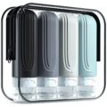 Travel Bottles for Toiletries, Tsa Approved 3oz Travel Size Containers BPA Free Leak Proof Refillable Liquid Silicone Squeezable Travel Accessories for Shampoo Conditioner… by Mrsdry