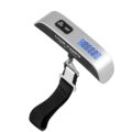 travel inspira Luggage Scale, Portable Digital Hanging Baggage Scale for Travel, Suitcase Weight Scale with Rubber Paint, 110 Pounds, Battery Included by travel inspira