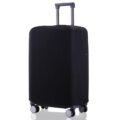 Travel Luggage Cover Suitcase Protector Scratch-Resistant Fit 19-31 Inch, Not Included Suitcase (Black, L(26-27inch)) by RainVillage