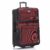 Travel Select Amsterdam Softside Expandable Rolling Luggage, Lightweight 2-Wheel Check-In Suitcase with Push-Button Handle, Burgundy, 29″ Large by Travel Select