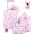 Travelers Club 5 Piece Kids’ Luggage Set, Bunny by Travelers Club