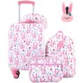 Travelers Club 5 Piece Kids’ Luggage Set, Bunny by Travelers Club