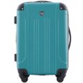 Travelers Club Chicago Hardside Expandable Spinner Luggage, Teal, 20″ Carry-On by Travelers Club