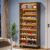 Tribesigns Narrow Tall Shoe Cabinet with LED Lighting, 9-Tier 30 Pairs Freestanding Shoes Storage Cabinet, Wood Shoe Organizer Shelf with Solid Wooden Legs for Entryway (1,… by Tribesigns