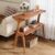 Tribesigns Wood Side Table, 2-Tier Modern Tall End Table with Storage Shelves, Slim Couch Side Table for Living Room, Narrow Bedside Table, Nightstands for Bedroom, Walnut by Tribesigns