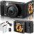 True 5K Digital Camera for Photography, Autofocus 80MP with 18X Digital Zoom 3″ 270°Flip Screen Dual-Lens Selfie Camera for YouTube Vlogging & Content Creation, 2 Batteries,… by Jexylon