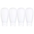 TSA Approved Travel Bottles Set for Toiletries Travel Size Containers Kit 4 Pack Portable Leak Proof Refillable Squeeze Cosmetic Airplane Essential Shampoo Hair Conditioner Body… by Craftisan