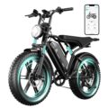 TST Electric Bike for Adults 1500W Peak 20″ Fat Tire All-Terrain E-Bike 60/110 Miles 28MPH Electric Dirt Bike for Road Sand Mountain Snow – 48V 15/25AH Battery Powered Electric… by TS TST GRP LLC