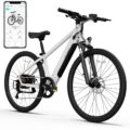 TST Electric Bike for Adults with Peak 1000W/750W Motor, 36V/7.8Ah/10.4Ah Removable Built-in Battery, 25MPH/30MPH 7-Speed City Ebike, 26″ Electric Bicycle for Commuter by TS TST GRP LLC