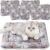 Tuanse 4 Pack Ultra Soft Dog Cat Bed Mat with Cute Prints Reversible Fleece Dog Crate Kennel Pad Cozy Washable Thickened Hamster Guinea Pig Pet Bed Mat for Small Animals(13 x 19… by Tuanse