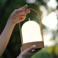 Tubicen Portable LED Cordless Rechargeable Lantern Table Lamp, 4000mAh Powerful Battery Operated Bedside Table Lamps, 4 Levels Touch Dimmable Night Light for Home Camping Dining… by Tubicen