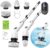TUYU Electric Spin Scrubber, Full-Body IPX7 Waterproof Bathroom Scrubber with Power LCD Display, Adjustable Extension Handle, Cordless Shower Cleaner Brush for Bathtub Kitchen… by TUYU