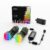 Twinkly Strings 250 LED RGB+White, in- and Outdoor LED Light String, Smart Multicolor LED Lights, Mappable LEDs, Compatible with Alexa and Google Home, IP44, Green Wire, 65ft by Twinkly