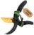 Ultra Sharp Japanese Steel Pruning Shears – Cuts 3X Easier, Weak Hand Arthritis Clippers, Rust-Resistant Titanium Coated Pruner, Effortlessly Cuts 3/4 Inch by Craft911