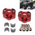 Universal Motorcycle 7/8″ 1 1/8″ 22MM 28MM CNC Aluminum Handlebar Handle Risers Adjustable Fat Bar Adapter Mount Clamps Universal For EXC KLX KXF YZF CRF XR SX SXF XCW WR YZ… by Adsspro